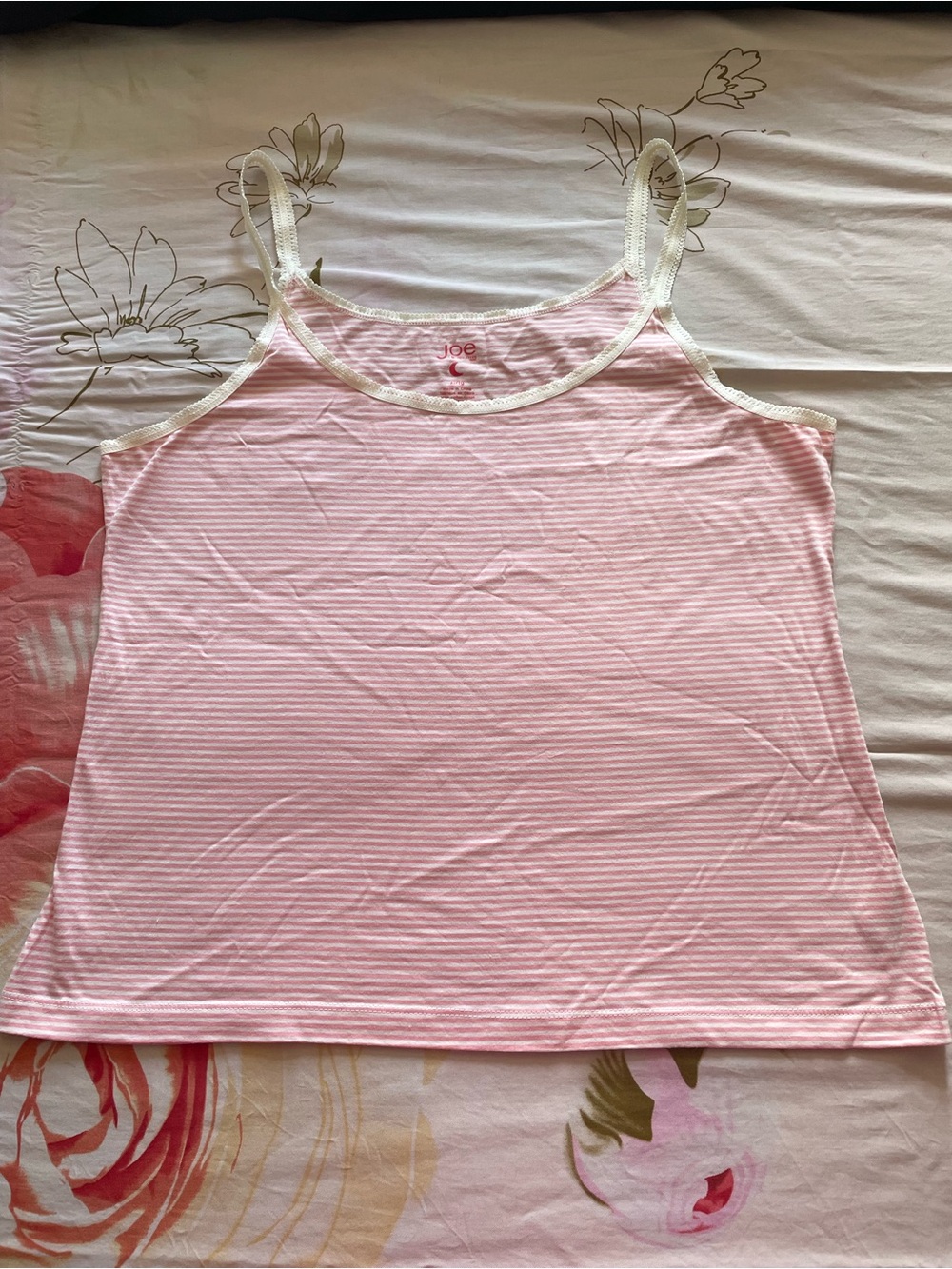 Y2K Pink Stripe Cotton Tank Top